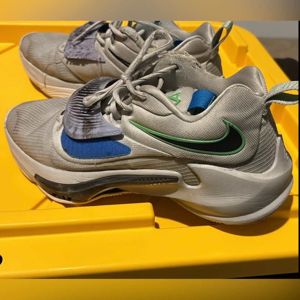 ATTENTION BASKETBALL PLAYERS! Mens Nike Zoom Freak 3, Grey Marble Lime, 10.5